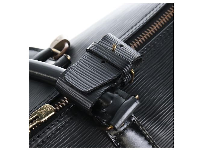 LOUIS VUITTON Epi Keepall 50 Boston Bag Noir M42962 LV - vista 21