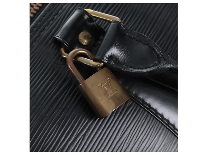 LOUIS VUITTON Epi Keepall 50 Boston Bag Noir M42962 LV - vista 22