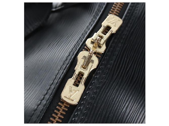 LOUIS VUITTON Epi Keepall 50 Boston Bag Noir M42962 LV - vista 23
