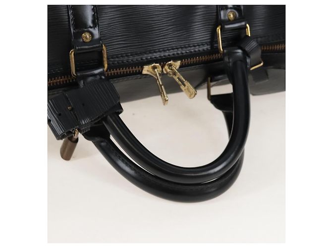 LOUIS VUITTON Epi Keepall 50 Boston Bag Noir M42962 LV - vista 7
