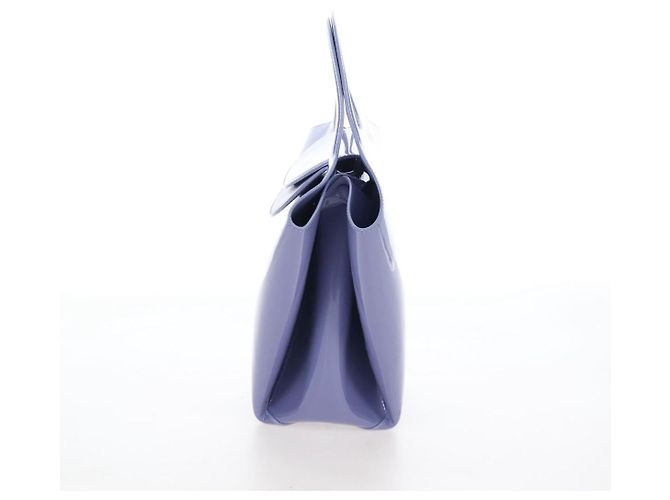 Bottega Veneta Hand Bag Patent leather Purple Silver - vista 4