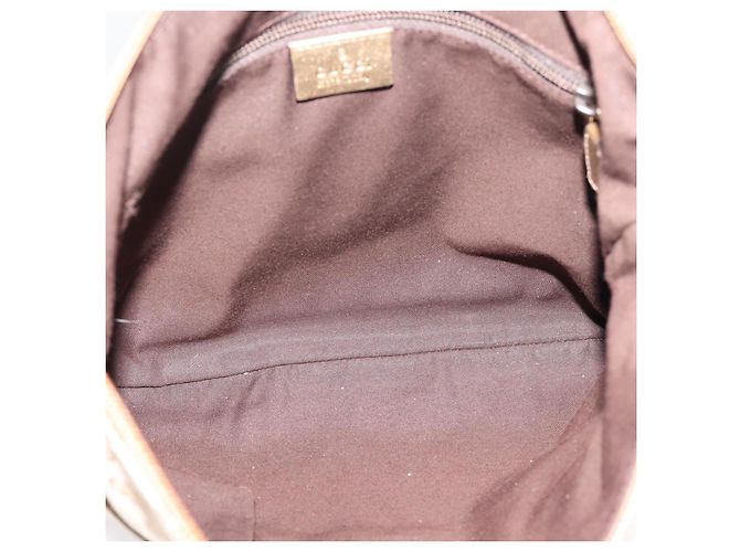GUCCI GG Canvas Shoulder Bag Beige Gold Tone 145857 - vista 17