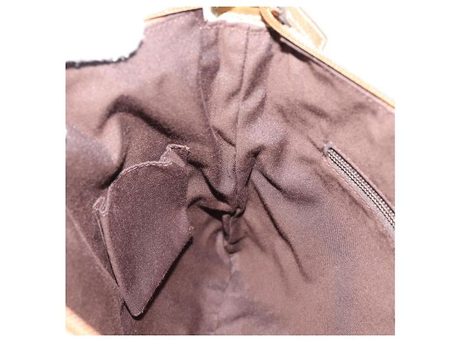 GUCCI GG Canvas Shoulder Bag Beige Gold Tone 145857 - vista 19