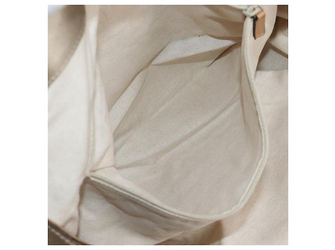 GUCCI GG Canvas Hand Bag Beige Gold 211943 - vista 20