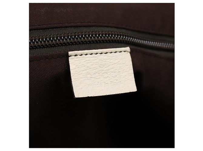 GUCCI GG Canvas Tote Bag Beige Silver 153213 - vista 14