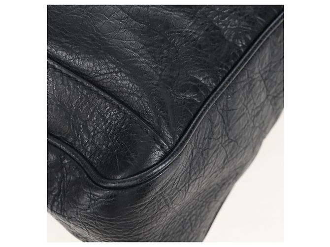 Balenciaga Classic Mini Folder Bag Leather 2way Black Silver 340134 - vista 15