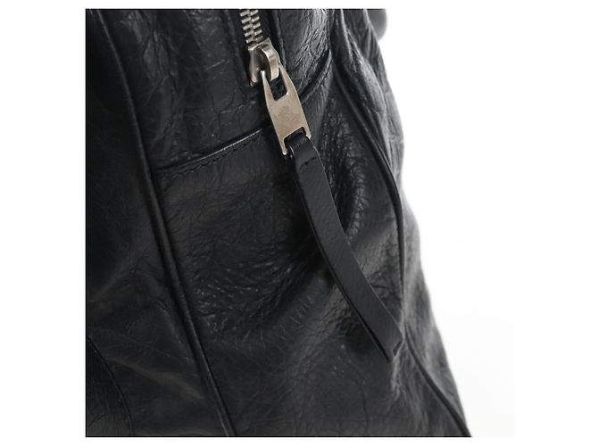 Balenciaga Classic Mini Folder Bag Leather 2way Black Silver 340134 - vista 16
