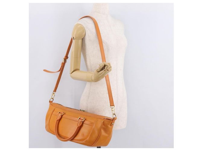 LOUIS VUITTON Epi Danura MM Hand Bag 2way Orange Mandarin M5910H LV - vista 28