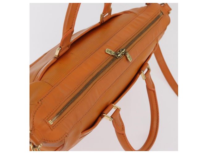 LOUIS VUITTON Epi Danura MM Hand Bag 2way Orange Mandarin M5910H LV - vista 6