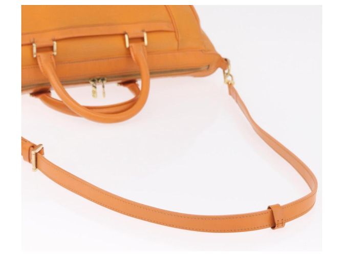 LOUIS VUITTON Epi Danura MM Hand Bag 2way Orange Mandarin M5910H LV - vista 9