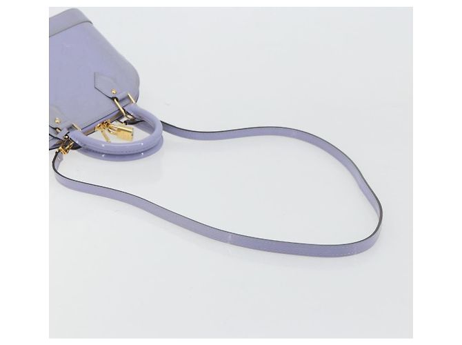 LOUIS VUITTON Monogram Vernis Alma BB Bag 2way Purple Lila M90103 - vista 8