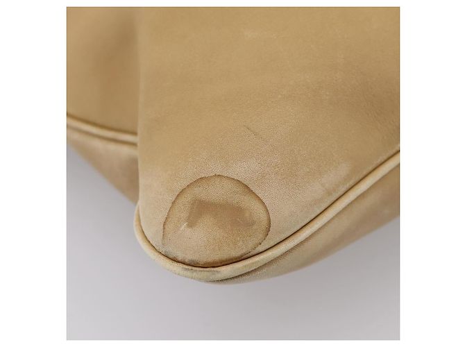 Miu Miu Hand Bag Leather 2way Beige Gold Tone - vista 18