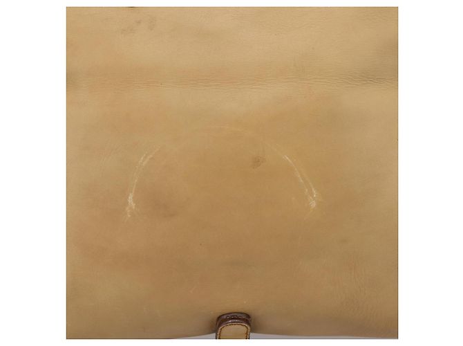 Miu Miu Hand Bag Leather 2way Beige Gold Tone - vista 4