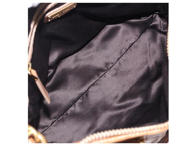 Miu Miu Hand Bag Leather 2way Brown Gold - vista 24