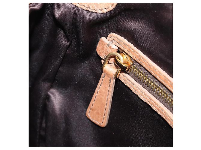 Miu Miu Hand Bag Leather 2way Brown Gold - vista 27