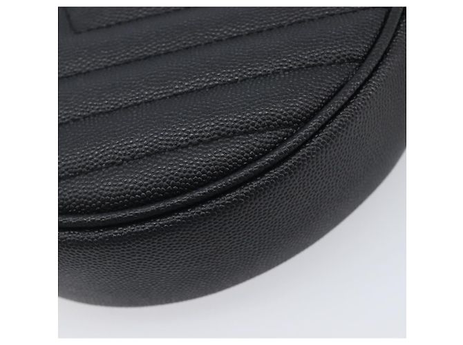 Autre Marque Saint Laurent Chain Shoulder Bag Leather Black Gold - vista 14