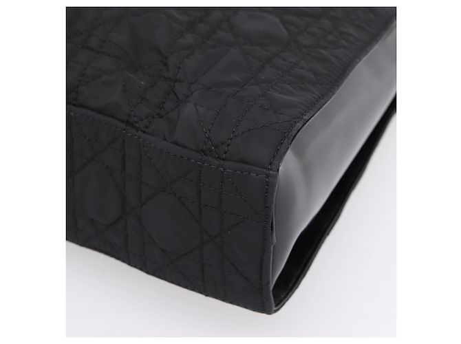 Christian Dior Canage Shoulder Bag Nylon Black Silver - vista 11