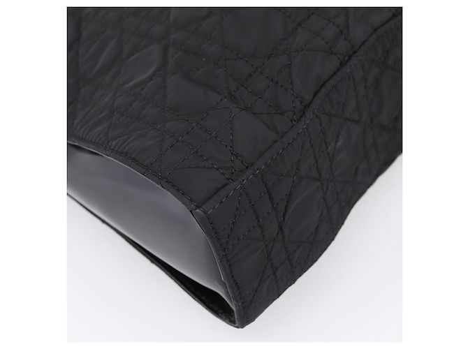 Christian Dior Canage Shoulder Bag Nylon Black Silver - vista 12