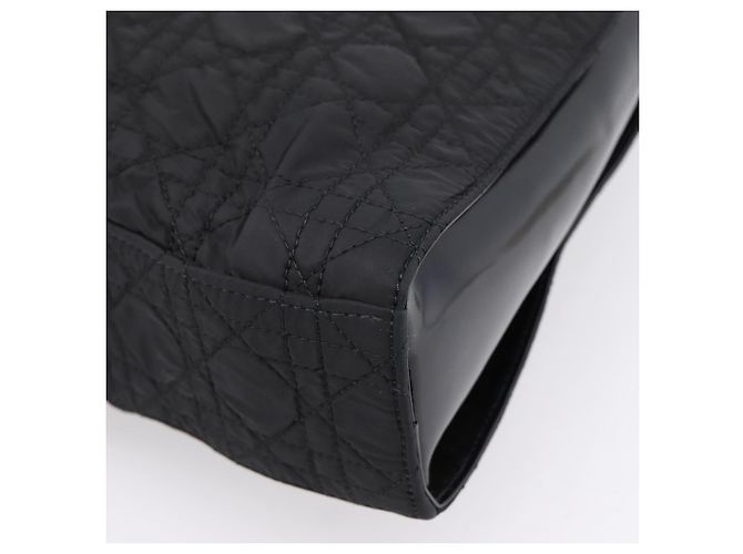Christian Dior Canage Shoulder Bag Nylon Black Silver - vista 13