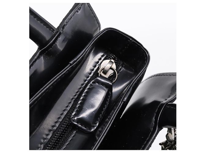 Christian Dior Canage Shoulder Bag Nylon Black Silver - vista 17