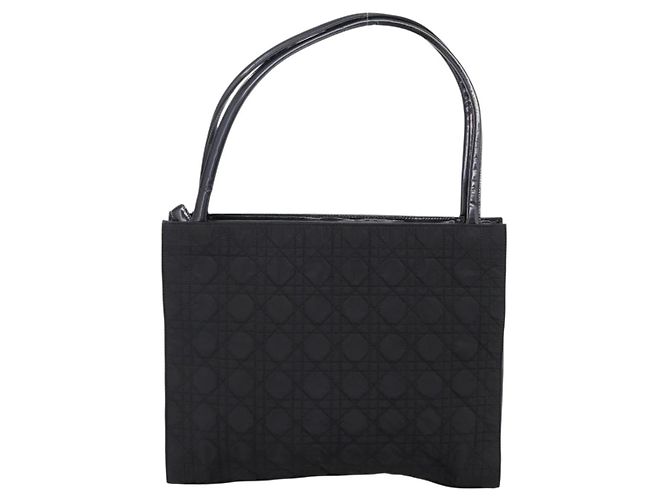Christian Dior Canage Shoulder Bag Nylon Black Silver - vista 3