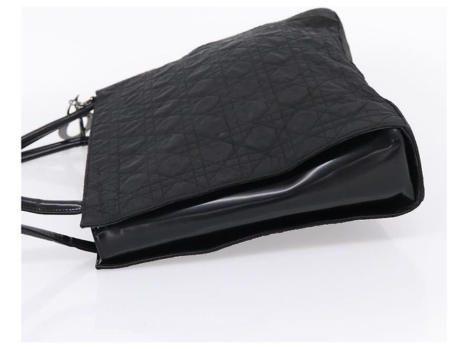 Christian Dior Canage Shoulder Bag Nylon Black Silver - vista 4