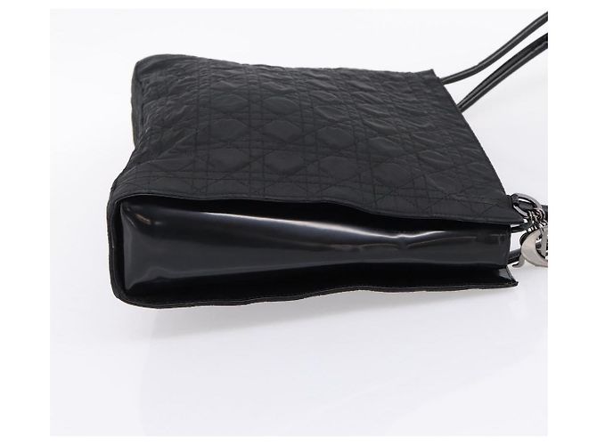 Christian Dior Canage Shoulder Bag Nylon Black Silver - vista 5