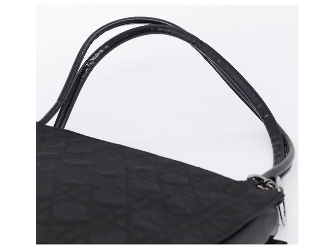 Christian Dior Canage Shoulder Bag Nylon Black Silver - vista 8