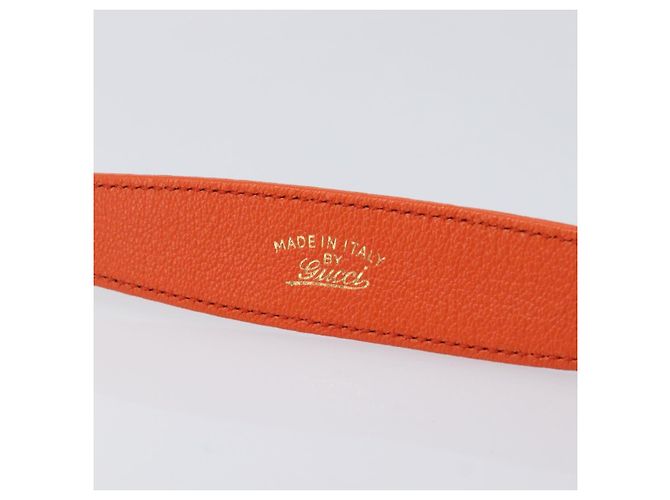 GUCCI GG Marmont Aphrodite Small Shoulder Bag Leather Orange 731817 - vista 10