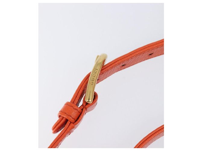 GUCCI GG Marmont Aphrodite Small Shoulder Bag Leather Orange 731817 - vista 11