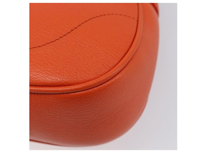 GUCCI GG Marmont Aphrodite Small Shoulder Bag Leather Orange 731817 - vista 15