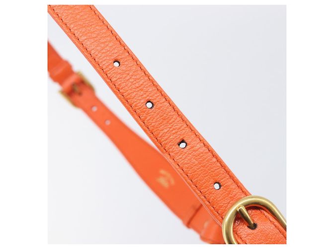 GUCCI GG Marmont Aphrodite Small Shoulder Bag Leather Orange 731817 - vista 18