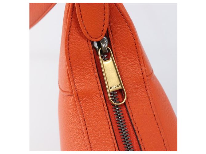 GUCCI GG Marmont Aphrodite Small Shoulder Bag Leather Orange 731817 - vista 20
