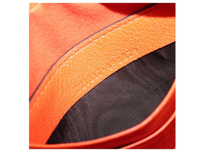 GUCCI GG Marmont Aphrodite Small Shoulder Bag Leather Orange 731817 - vista 26