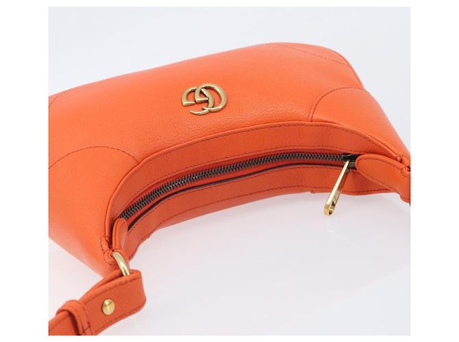 GUCCI GG Marmont Aphrodite Small Shoulder Bag Leather Orange 731817 - vista 6