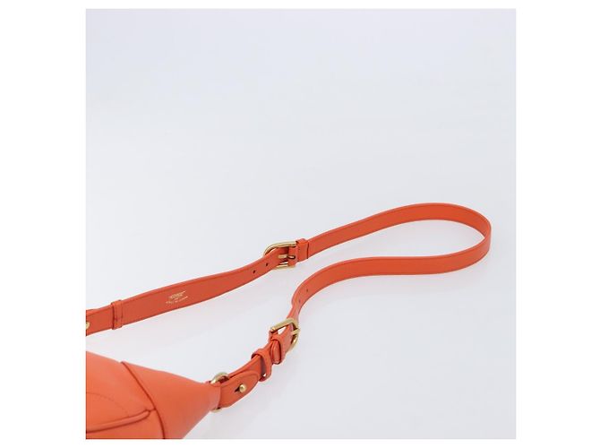 GUCCI GG Marmont Aphrodite Small Shoulder Bag Leather Orange 731817 - vista 8