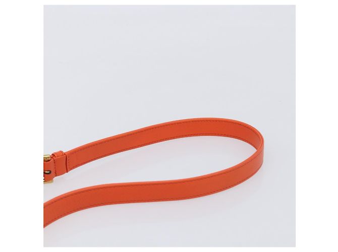 GUCCI GG Marmont Aphrodite Small Shoulder Bag Leather Orange 731817 - vista 9