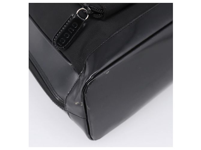 GUCCI Bamboo Shoulder Bag Nylon Black 003 2058 0059 5 - vista 13