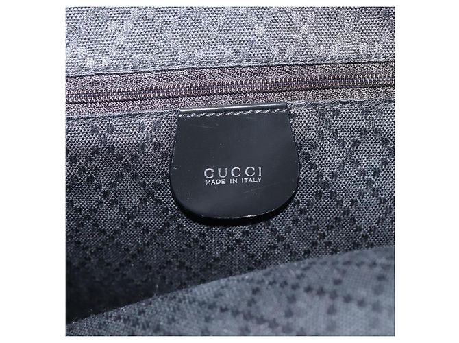 GUCCI Bamboo Shoulder Bag Nylon Black 003 2058 0059 5 - vista 17
