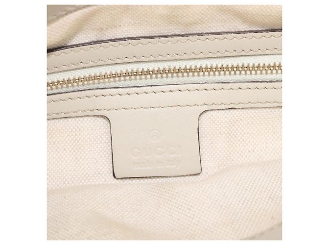 GUCCI GG Canvas Web Sherry Line Hand Bag Beige Gold 269894 - vista 18