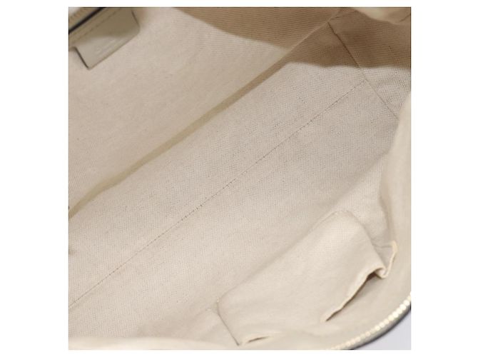 GUCCI GG Canvas Web Sherry Line Hand Bag Beige Gold 269894 - vista 19