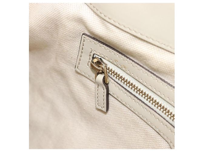 GUCCI GG Canvas Web Sherry Line Hand Bag Beige Gold 269894 - vista 22