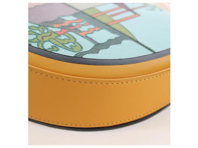 LOEWE Ken Price Collaboration Shoulder Bag Leather Yellow Silver - vista 12