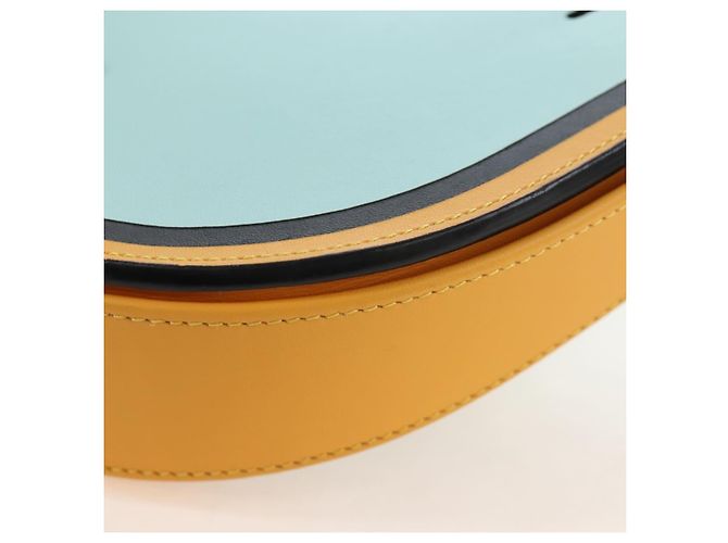 LOEWE Ken Price Collaboration Shoulder Bag Leather Yellow Silver - vista 14