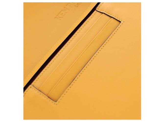 LOEWE Ken Price Collaboration Shoulder Bag Leather Yellow Silver - vista 24