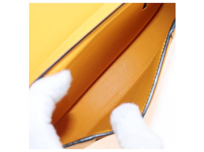 LOEWE Ken Price Collaboration Shoulder Bag Leather Yellow Silver - vista 26