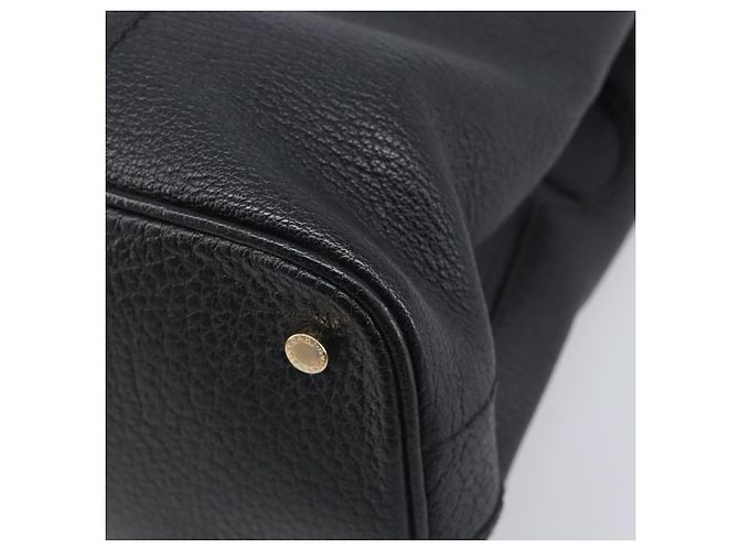 Bulgari BVLGARI Parentesi Tote Bag Leather Black Gold Tone - vista 10