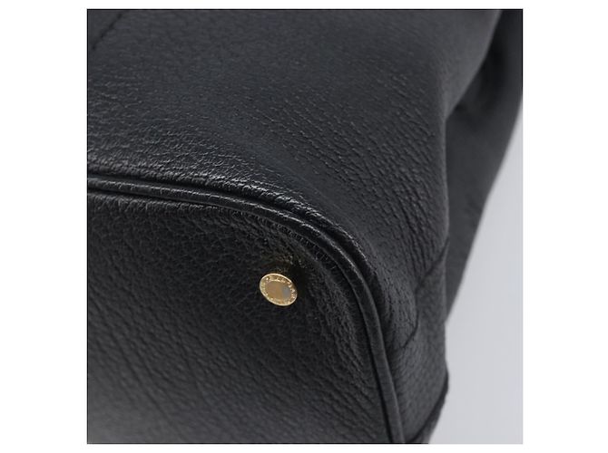 Bulgari BVLGARI Parentesi Tote Bag Leather Black Gold Tone - vista 12