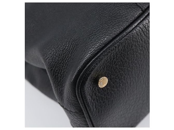 Bulgari BVLGARI Parentesi Tote Bag Leather Black Gold Tone - vista 13