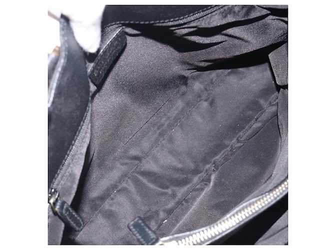 Bulgari BVLGARI Parentesi Tote Bag Leather Black Gold Tone - vista 18